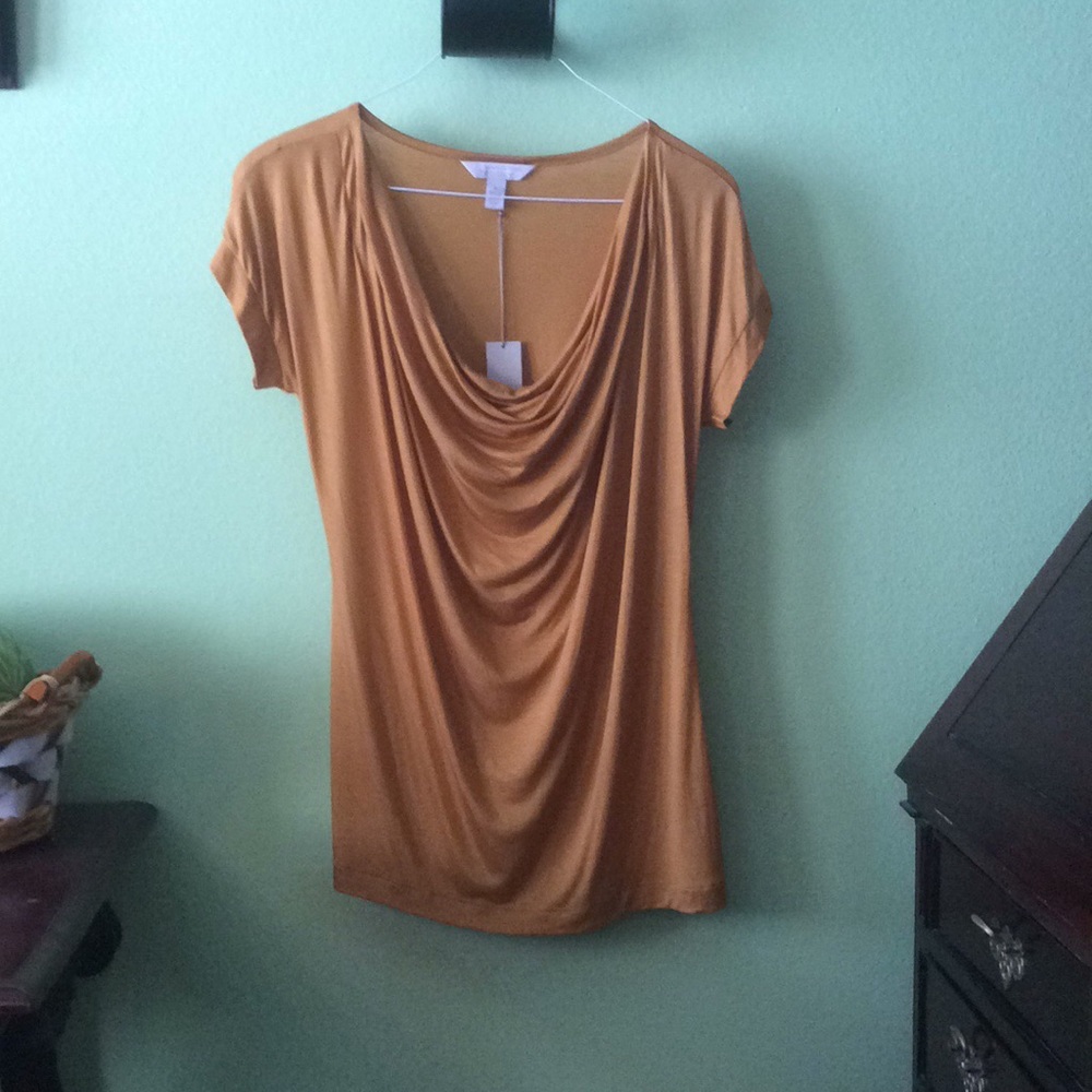 Banana Republic Heritage Draped Front Jersey Top M